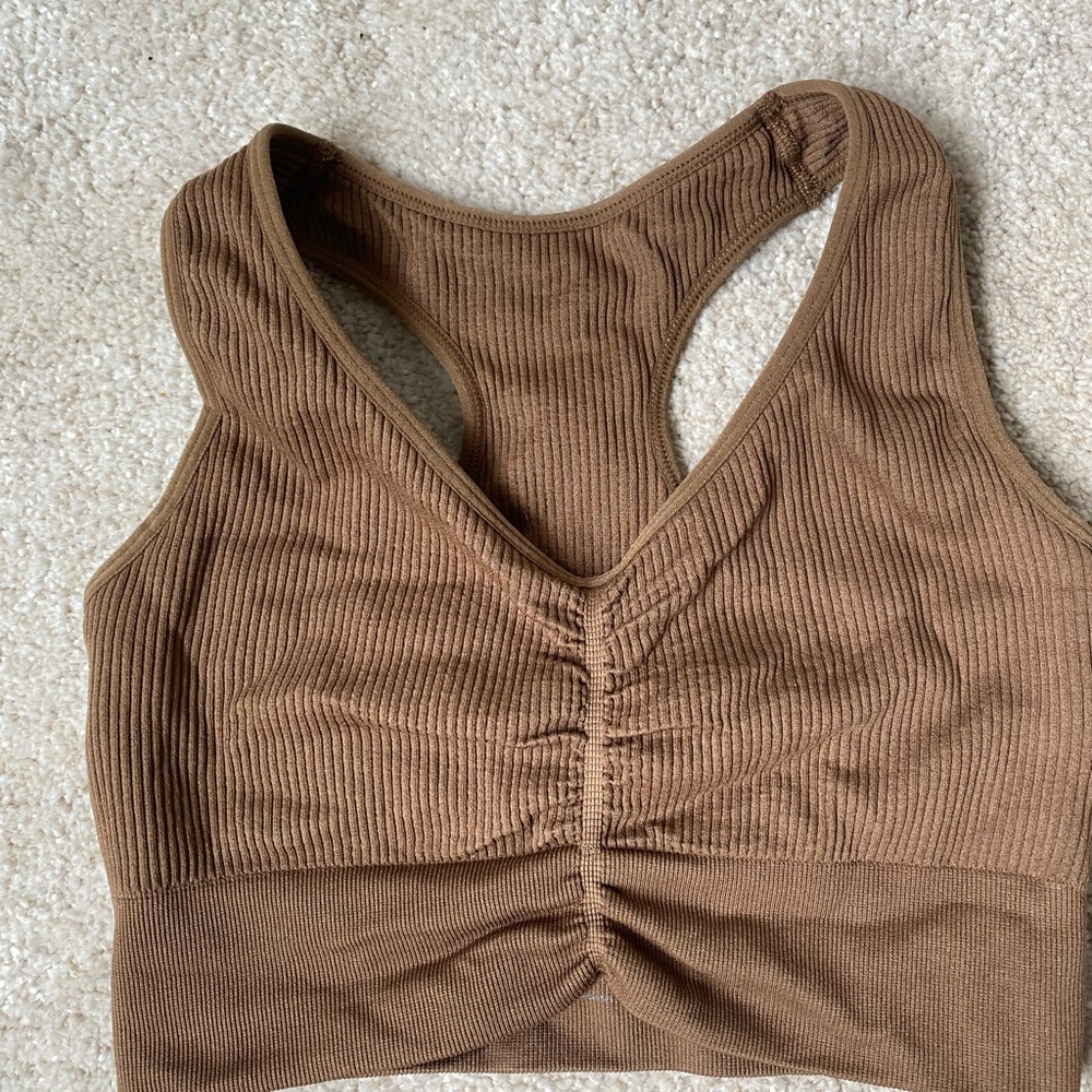 NVGTN cinched sports bra (S)